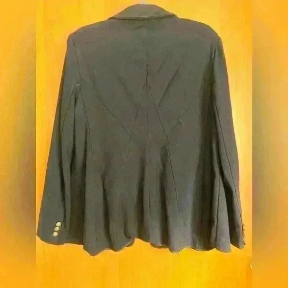 Lane Bryant Blazer Womens Plus size 18 Black Ponte Stretch The Bryant Blazer - Picture 5 of 8